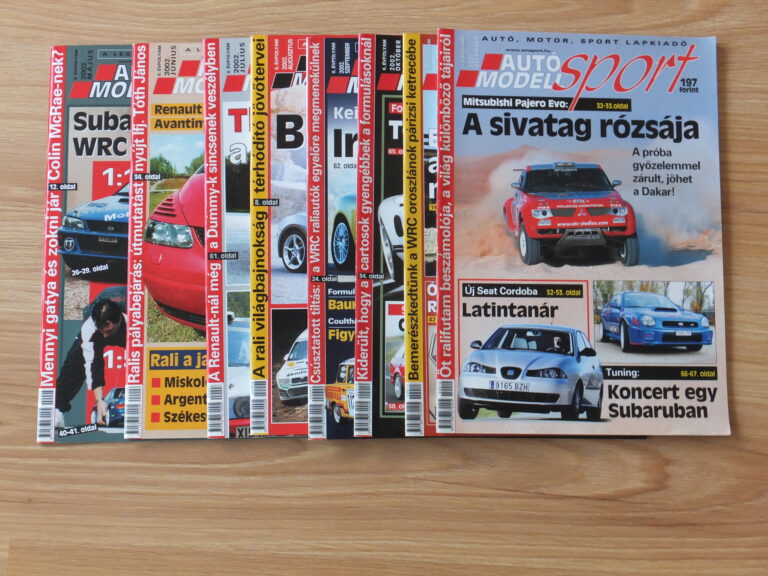 Autó Modell Sport – 2002 hiányos évfolyam