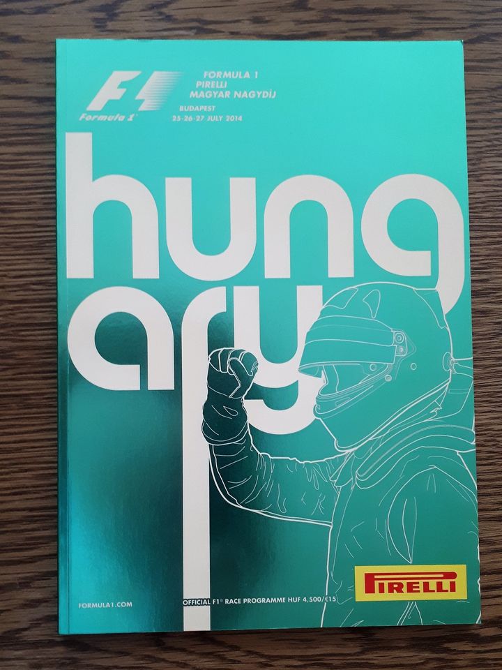 Forma-1 Magyar Nagydíj műsorfüzet 2014