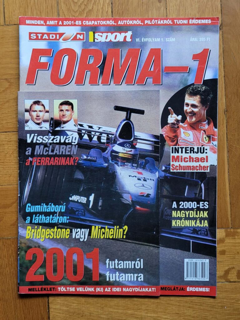Stadion Forma-1 és Rali magazin lapszámok