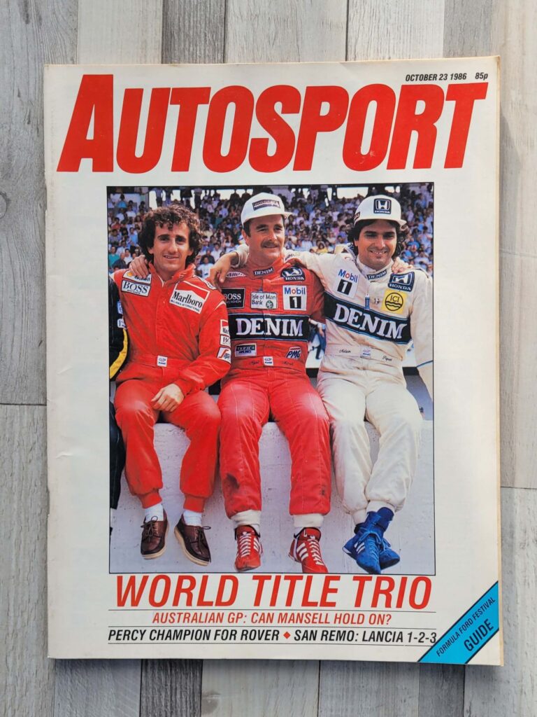 Autosport magazin – 1986-os lapszámok