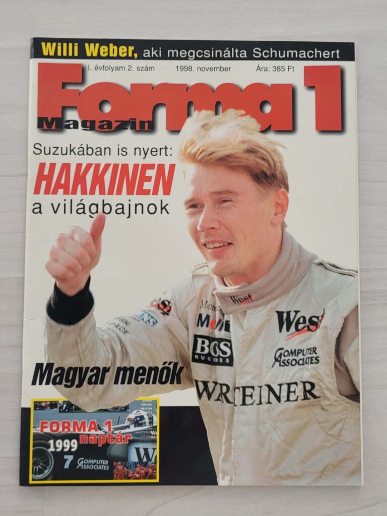 Forma-1 magazin (magyar nyelvű) 1998, 1999