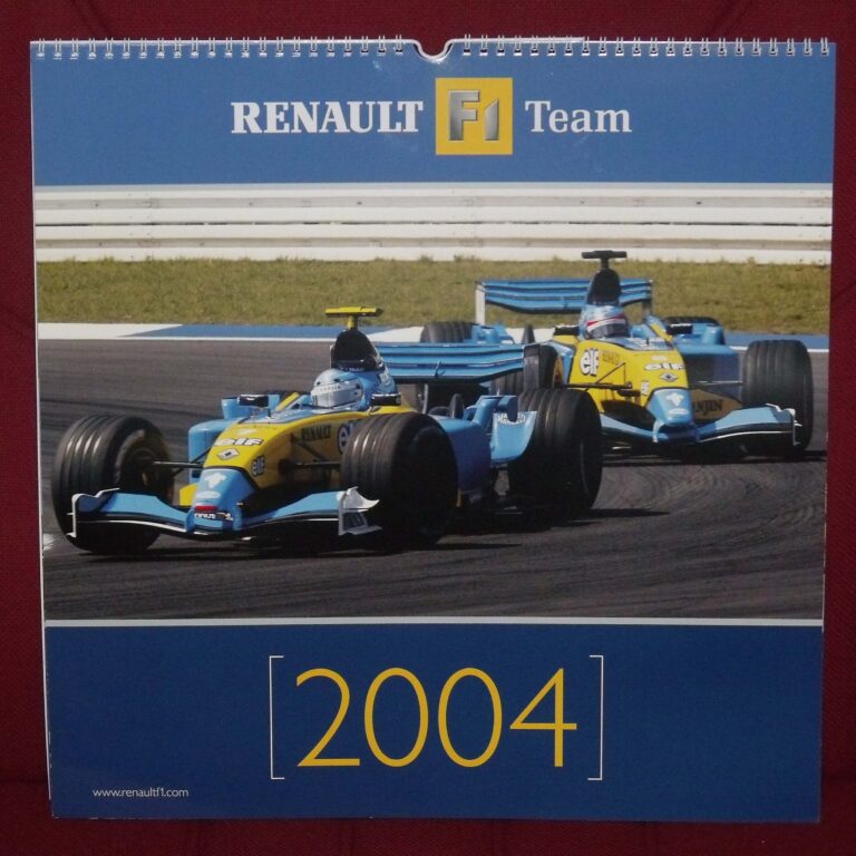 Renault falinaptár – 2004-es, nagyméretű