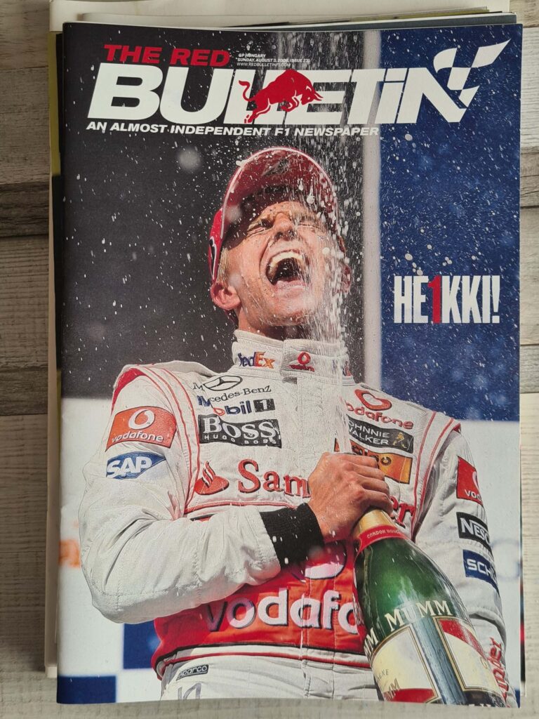 Red Bulletin Forma-1 napilap – tíz lapszám