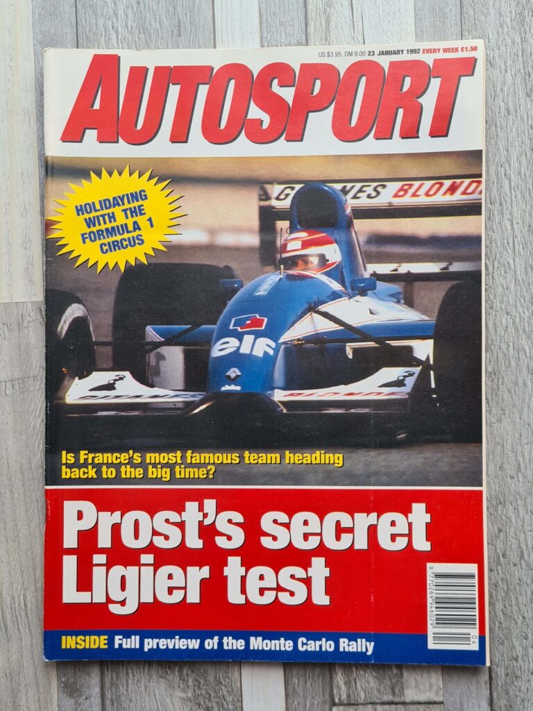 Autosport magazin – 1992-es lapszámok