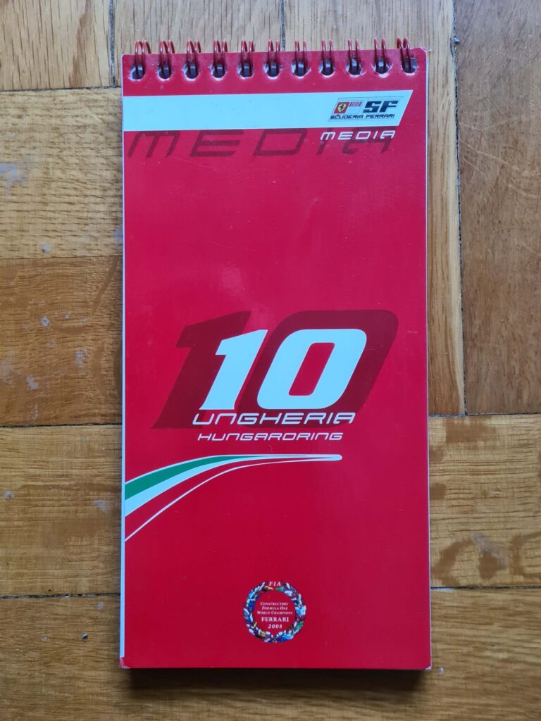 Ferrari Forma-1 jegyzetfüzet (Négy db)