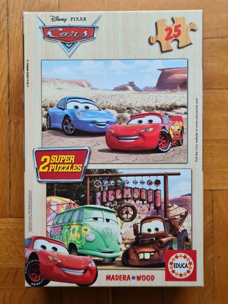 Verdák (Cars) rajzfilm – Fából készült puzzle